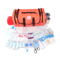 Sac de traumatologie EMT, trousse médicale pour premiers intervenants avec garrot, compresses thoraciques, gaze de contrôle des saignements, ciseaux et bandages