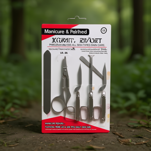 Kit de manucure et pédicure professionnel pour usage domestique – Lime à ongles et coupe-ongles pour tous types de peau – Soin quotidien de la peau - Product Image 3