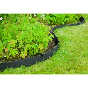 Carbon Steel Border Metal Landscape Edging Landscaping Metal Edging Black Lawn Edge for Yard