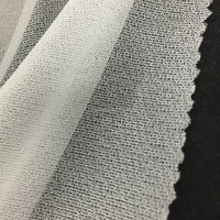 Fournisseur direct d'usine, tissu en polyester tissé circulaire léger 100% polyester, entoilage pour costume