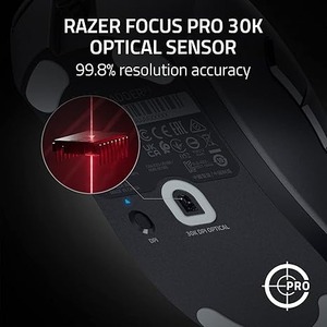 Ratón con Cable Razer <span class=keywords><strong>DeathAdder</strong></span> <span class=keywords><strong>V3</strong></span>, Ultraligero de 59 g, Sensor Óptico Pro de 30K, Interruptores Ópticos Rápidos Gen-3-8K Hz HyperPolling - Product Image 4
