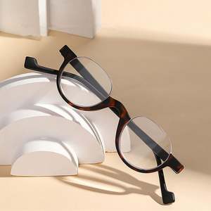 Gafas de Lectura Redondas con Logotipo Personalizado, Montura Pequeña de Alta Definición, Moda 2025, para Presbicia, Unisex - Product Image 2