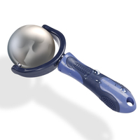 Bola de masaje con hielo de acero inoxidable impresa con logotipo personalizado, rodillo criogénico, herramienta de recuperación muscular a precio de fábrica, cintura, cuerpo, muñeca, cuello y pie