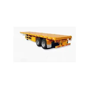 2 Axle 30Ton to 45Ton Flat Bed semi Trailer