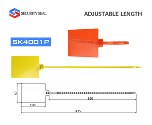Con dấu an ninh cao khóa giả mạo bằng chứng con dấu nhựa cho container - Product Image 2