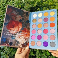 72 couleurs 3 couches de haute qualité Private Label Palette de fards à paupières livre petite commande personnalisée