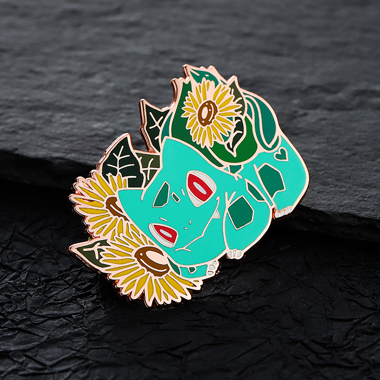 frog pin badge