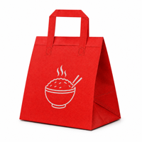 Sac isotherme personnalisé en non-tissé, réutilisable, imperméable, pour plats à emporter, écologique et recyclable