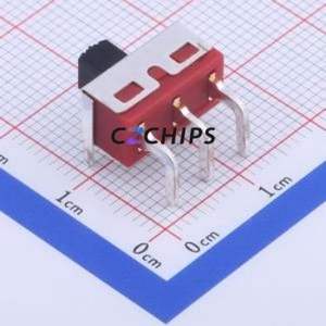 SS-12D11G4R Slide Switch Through hole Component (THT) Switch Single Pole Double Throw Rectangle Pin Header PC Pin 13.5mm - Product Image 2