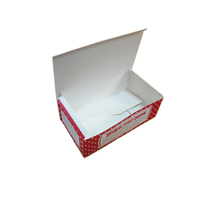 Boîte en carton auto-élevable personnalisée en papier ivoire 300 g/m² avec finition brillante/mate et revêtement UV pour poulet frit KFC jetable