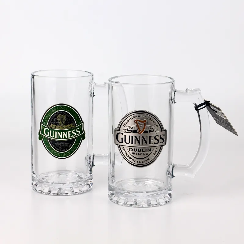 Hot Sales Durable germany beer mug glass for bar beer crystal tulip pint glasses