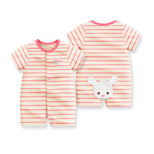 Combinaisons pour bébés en coton biologique à motifs de dessins animés, vêtements pour bébés en gros provenant d'une usine chinoise - Product Image 3
