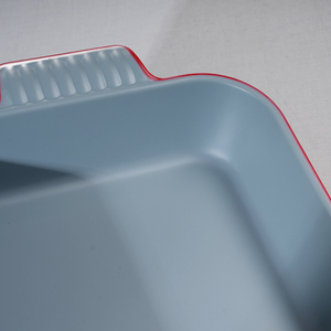 HC nhà máy thân thiện với môi thương mại Bộ đồ ăn LX-004 không thể phá vỡ nhựa melamine Bicolor xử lý phục vụ tấm - Product Image 6