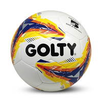 GOLTY SM-2005 Taille 5 Poids 410-450G et Circonférence 680-700MM avec Ballon de Football Traditionnel Renforcé Texturé Durable