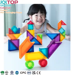 educational kids 3d factory tile shape colorful children fidget building blocks magnet cube Magnetic toys