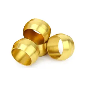 Virole de sertissage de tuyau en acier en laiton pour tuyau d'eau - Product Image 1