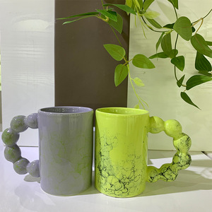 Corée du Sud INS grande oreille tasse sucre <span class=keywords><strong>gourde</strong></span> nouvelle tasse en céramique grande poignée bureau tasse à eau tasse à café - Product Image 5