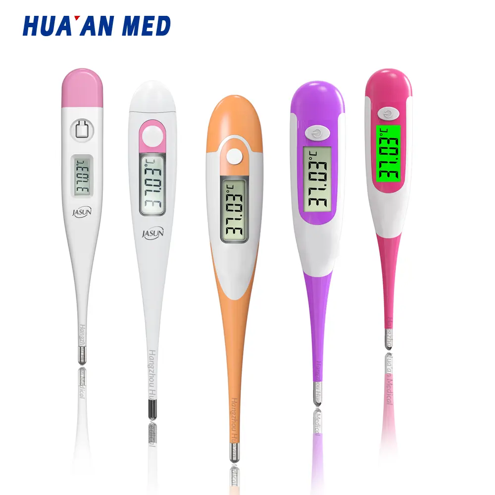 Professional OEM Medical Fever Waterproof Rectal Pet Oral Probe Baby Temperature Clinical Digital Thermometers