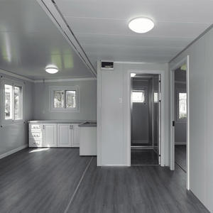 Contenedor de almacenamiento expandible de casa prefabricada moderna para exteriores hecho de panel sándwich, para aplicaciones de centro comercial y hotel - Product Image 4