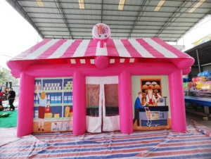 Tente gonflable commerciale de <span class=keywords><strong>magasin</strong></span> de nouvelle conception cabine gonflable de casse-croûte pour l'arène gonflable de jeu de sport de vente d'événement - Product Image 4