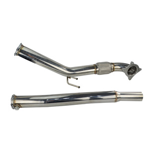 Poyracing Turbo Downpipe 2.0T FSI pour VW Golf GTI Jetta Audi A3 – Système d'échappement droit amélioré - Product Image 3