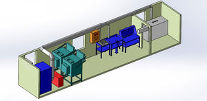Laboratorio contenedor móvil completamente instalado, preparación de muestras y equipo de prueba de fuego, accesorios para minería - Product Image 5