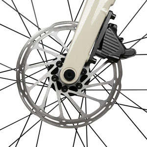 Vélo de route longue portée avec fourche en carbone, cadre en aluminium léger, moteur sans balais 36V, freins à disque, 10 vitesses, 25 km/h, vélo électrique E10-Blanc haute résistance - Product Image 6