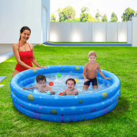 Aufblasbarer Kinderpool Aufblasbarer Familien-Spielplatz-Pool für den Garten