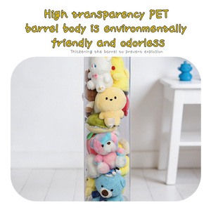 Offre Spéciale : Boîte de <span class=keywords><strong>Rangement</strong></span> Décorative Moderne en Plastique Transparent Jaune Tigre pour Poupées, Idéale pour la Chambre d'Enfant ou le Salon - Product Image 6