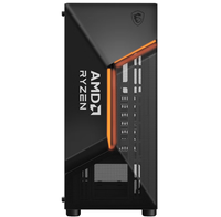Vente en gros de boîtiers latéraux transparents en acrylique MSI PAG SHIELD 100L édition spéciale AMD, compatibles avec les cartes mères ATX, prenant en charge 7 ventilateurs pour PC