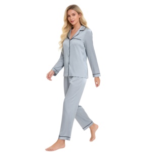 ชุดนอนผู้หญิงแขนยาวขายส่ง คอลเลคชั่นใหม่ประจำฤดูร้อนปี 2026 กางเกงขายาว ชุดลำลอง - Product Image 6