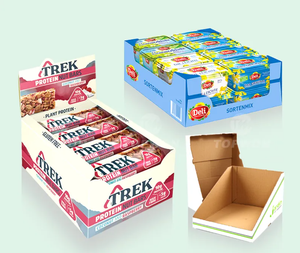 Holidaypac Fabriek Groothandel Energie Food Bars Verpakking Proteïne Bars Verpakking <span class=keywords><strong>Display</strong></span> Doos Snoep <span class=keywords><strong>Display</strong></span> Dozen - Product Image 6