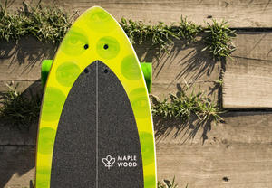 AZTRON FACE 33 7ply Madera Arce Old School <span class=keywords><strong>Skate</strong></span> Surf Skateboard Deck Surfskate - Product Image 4