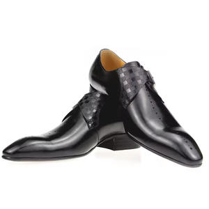 Zapatos de Vestir de Cuero Genuino para Hombre, Estilo Nuevo, con Detalles Tallados, Diseño Clásico, Adecuados para Ocasiones Formales, Sociales y Bodas - Product Image 2