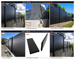 Panel de Cerca de Aluminio Personalizado para Jardín Trasero, Servicio de Diseño Gratuito — Resistente a los Rayos UV, a la Oxidación y con Recubrimiento en Polvo - Product Image 3