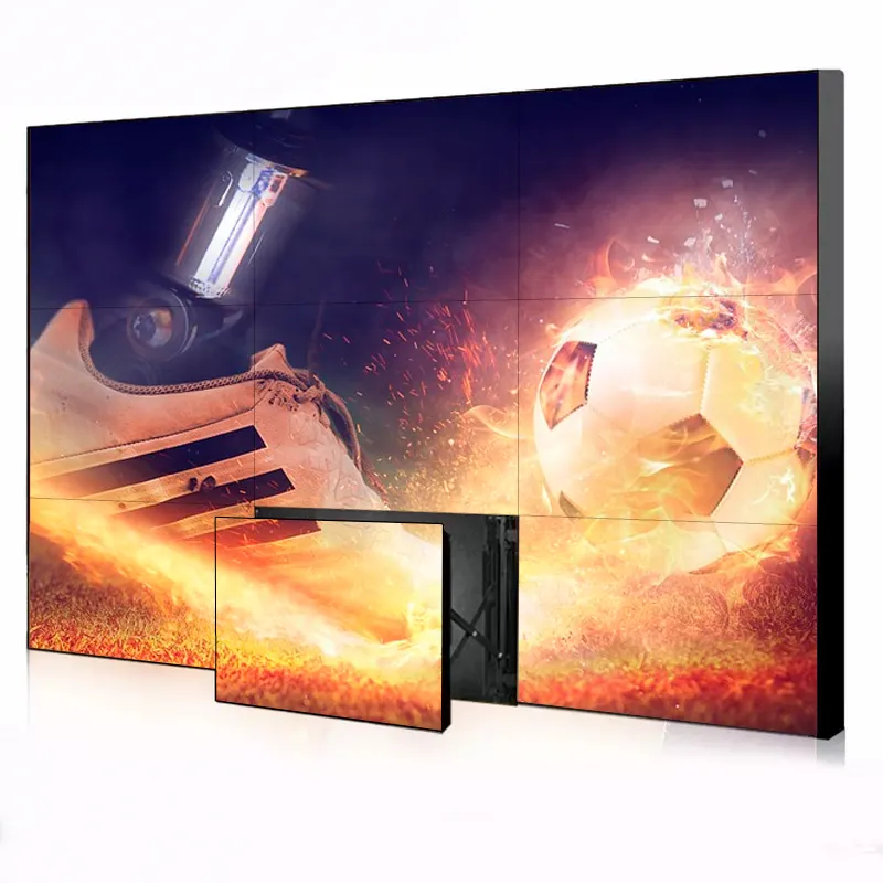 2024 डायरेक्ट फैक्ट्री 2x2 2x3 4x2 विज्ञापन मल्टी एलसीडी वीडियो वॉल डिस्प्ले स्क्रीन वर्टिकल मॉनिटर 49 इंच वीडियो वॉल डिस्प्ले