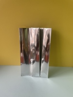 Vente en gros 30g 50g 100g Pochette en argent debout Sac en papier d'aluminium thermoscellé pour thé Café Snack Poudre Échantillon Sachet