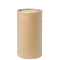 Tube en papier kraft recyclable et adapté à un emballage professionnel de thé, café, bonbons, chocolat et épices