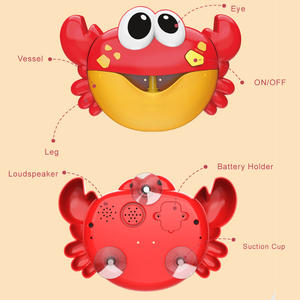 Máquina de Burbujas <span class=keywords><strong>para</strong></span> Bañera, Juguete de Baño <span class=keywords><strong>para</strong></span> Bebés, Fabricante de Jabón Automático con Forma de Cangrejo, Musical y Electrónico, <span class=keywords><strong>para</strong></span> Fiestas de <span class=keywords><strong>Espuma</strong></span> en el Baño - Product Image 5