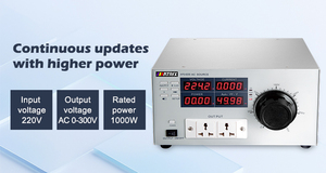 Fuente de alimentación CA bibo de 2kW con límites superior e inferior ajustables, alarma ajustable y fuente de alimentación estabilizada - Product Image 5