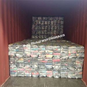 Paño de Limpieza Industrial de Alta Calidad, 100% Algodón, Color Lino, 50 lb, Paños de Algodón Tipo Camiseta para Limpieza - Product Image 1