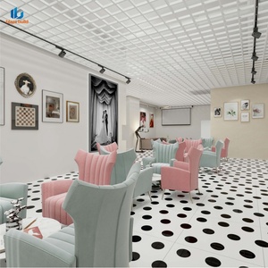 Oferta Especial: Baldosa de Porcelana Pulida 800x800mm con Diseño de Puntos Blancos y Negros para Decoración de Pisos - Product Image 2