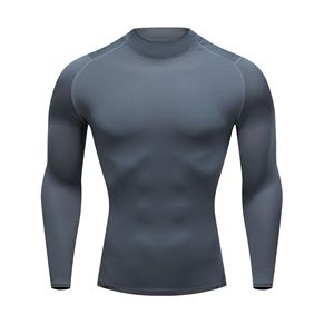 <span class=keywords><strong>Magliette</strong></span> a Compressione ad Asciugatura Rapida per Uomo, Multicolore, Maniche <span class=keywords><strong>Lunghe</strong></span> per Corsa, Strato Base ad Alta Elasticità per Allenamento - Product Image 3