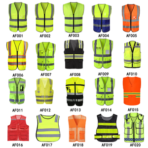سترة عاكسة بهيكل فلوري عالي الجودة مع بدلة أمان ، سترة عاكسة لإشارة الانعطاف ، وشعار مخصص - Product Image 2