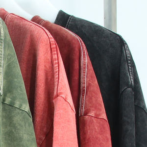 Camisetas de Alta Calidad 100% Algodón, Lavadas con Ácido, Estilo Retro, Talla Grande, Personalizadas, Vintage - Product Image 3