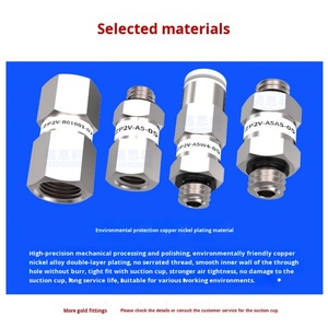 วาล์วตรวจสอบความปลอดภัยแบบทางเดียวชนิดสุญญากาศ 220V 1กก. ZP2V-A5/A8-A01/B5-03 สำหรับเครื่องจับยึด ผลิตในจีน รับประกัน 3 เดือน - Product Image 2