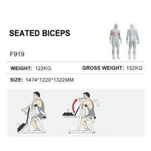 Machine à Biceps et Triceps WD-F919 – Votre Partenaire de Confiance pour l'Équipement de Fitness OEM/ODM - Product Image 5