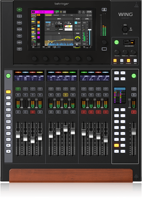 Mezclador Digital Compacto Behringer WING de 48 Canales con Pantalla Táctil, 13 Faders, 24 Preamplificadores Midas Pro, 16 Procesadores de Efectos Digitales Estéreo, Metálico