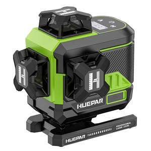 Huepar 4D 16 dòng chéo dòng laser cấp z04cg Màn hình LCD Bluetooth & điều khiển từ xa Osram chùm màu xanh lá cây với 2X Li-ion pin - Product Image 1