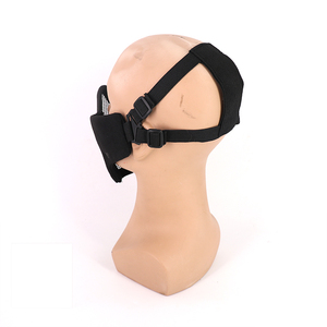 Phụ kiện chụp có thể gập lại nửa mặt lưới bảo vệ mặt nạ đen - Product Image 5